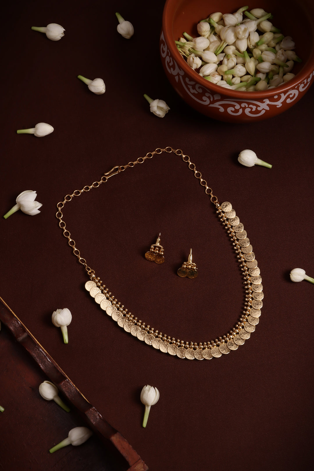 2 in 1 Coin Peacock Pendant Choker - Design 1