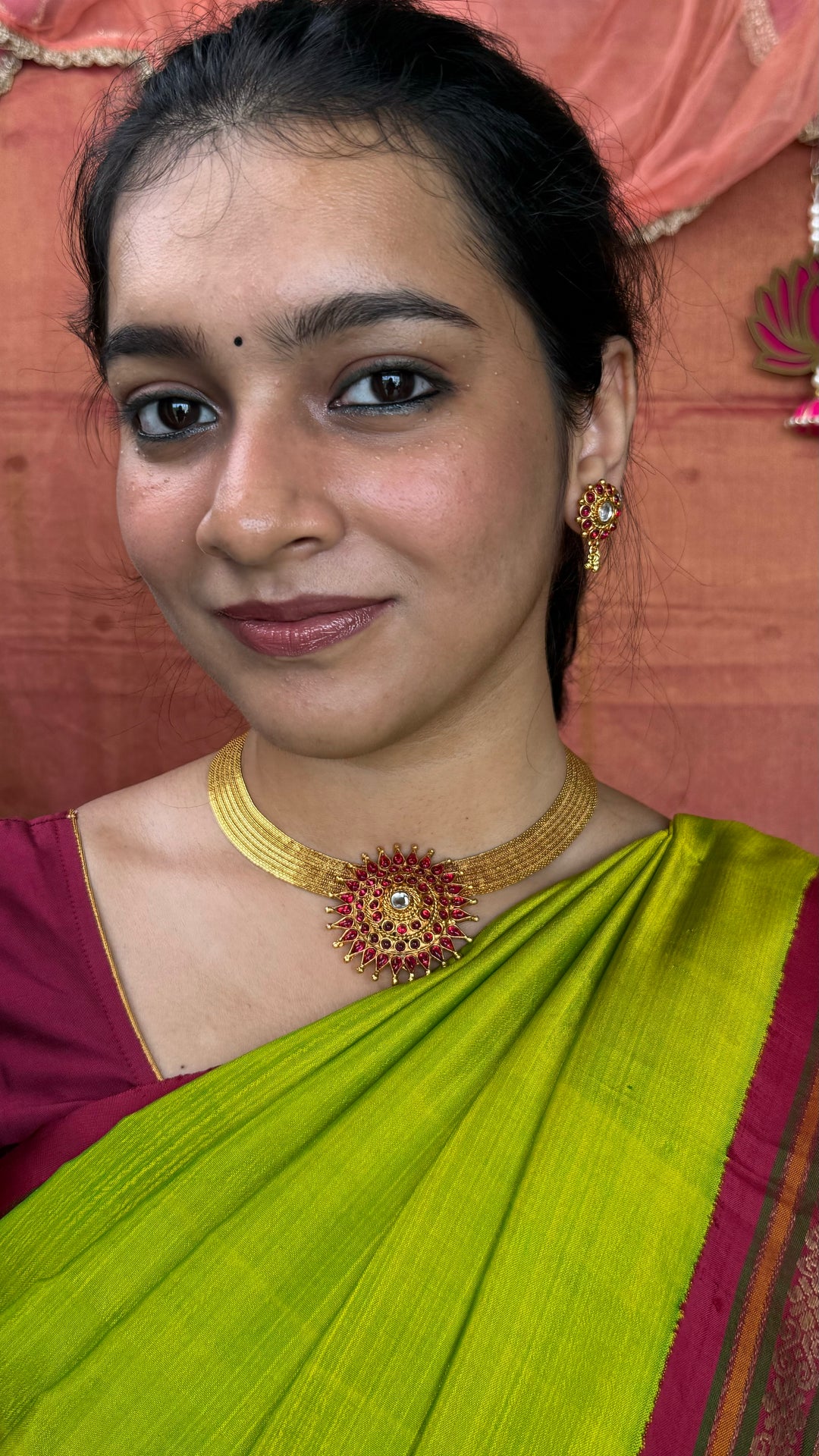 Malar - Kemp Pendant Choker Set