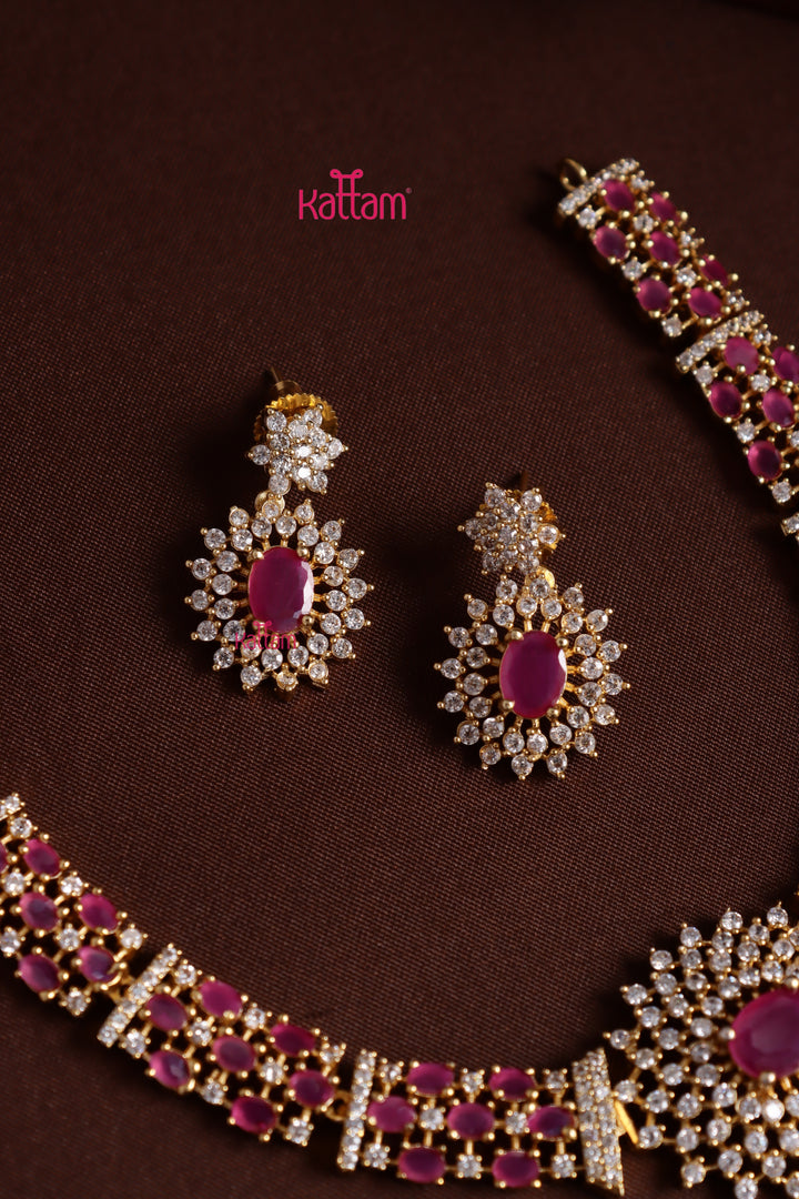 Reeta - AD Ruby Stone Choker