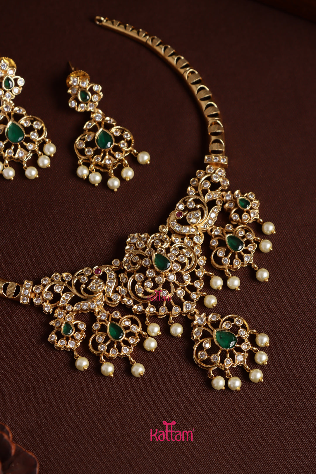 Malini - Peacock Stone Hasli Choker