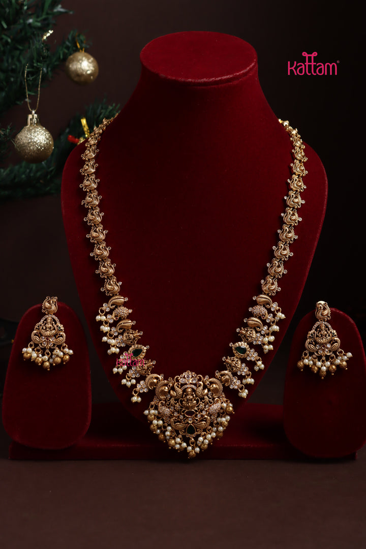 Ganga - Goddess Peacock Pearl Haram