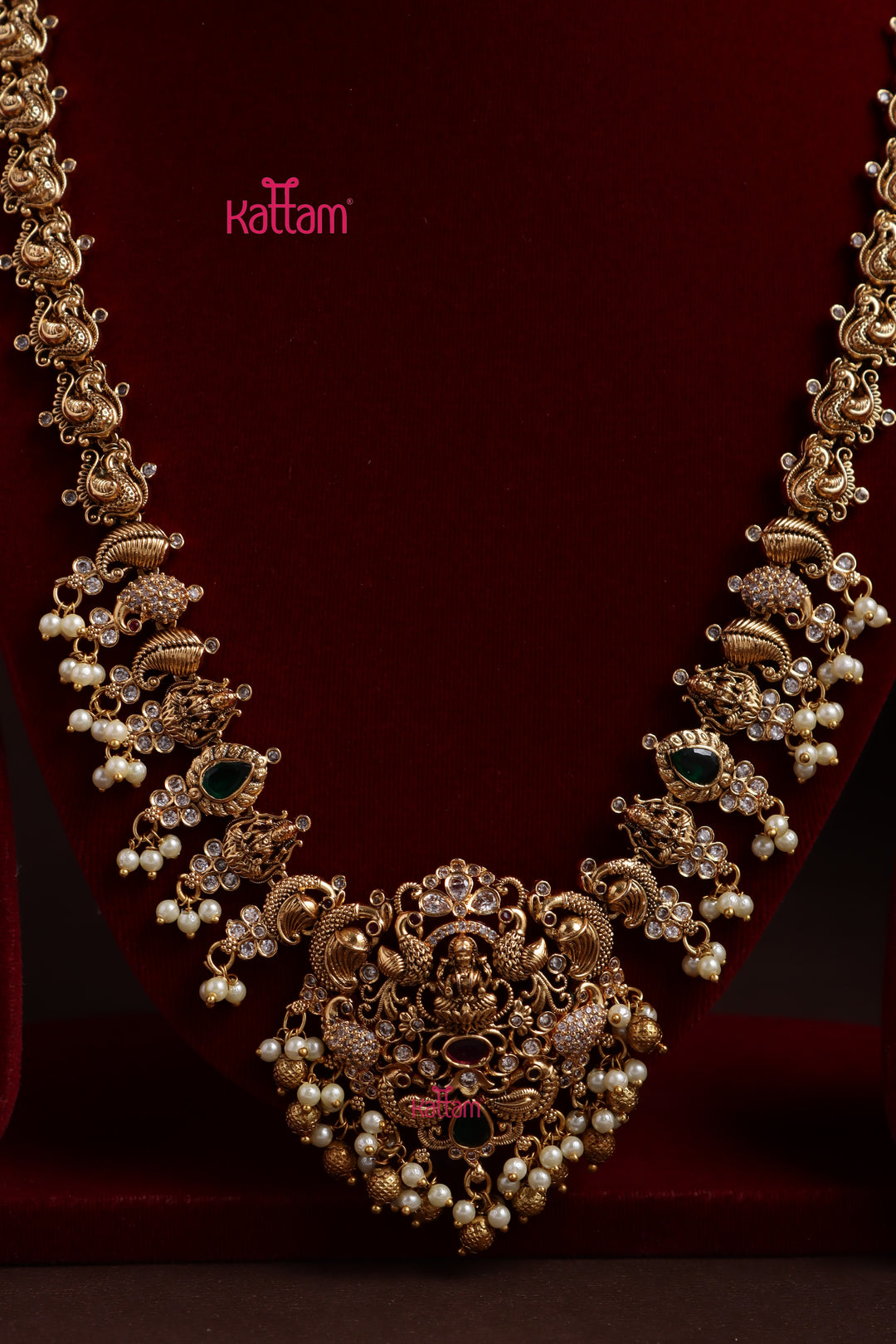 Ganga - Goddess Peacock Pearl Haram