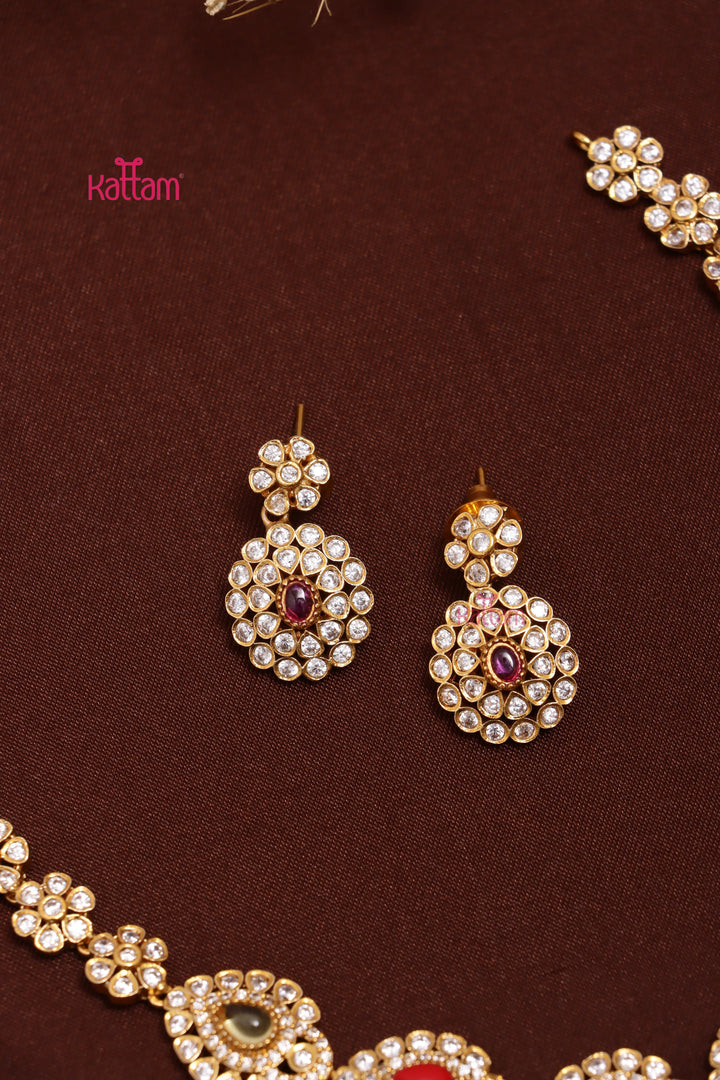 AD Navarathna Stone Necklace
