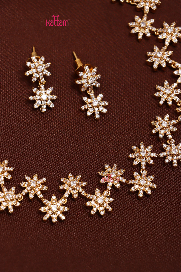AD Nakshatra White Stone Choker