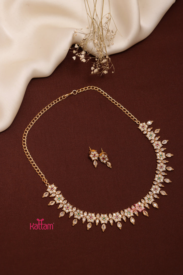 Inba - Multistone Flower Choker