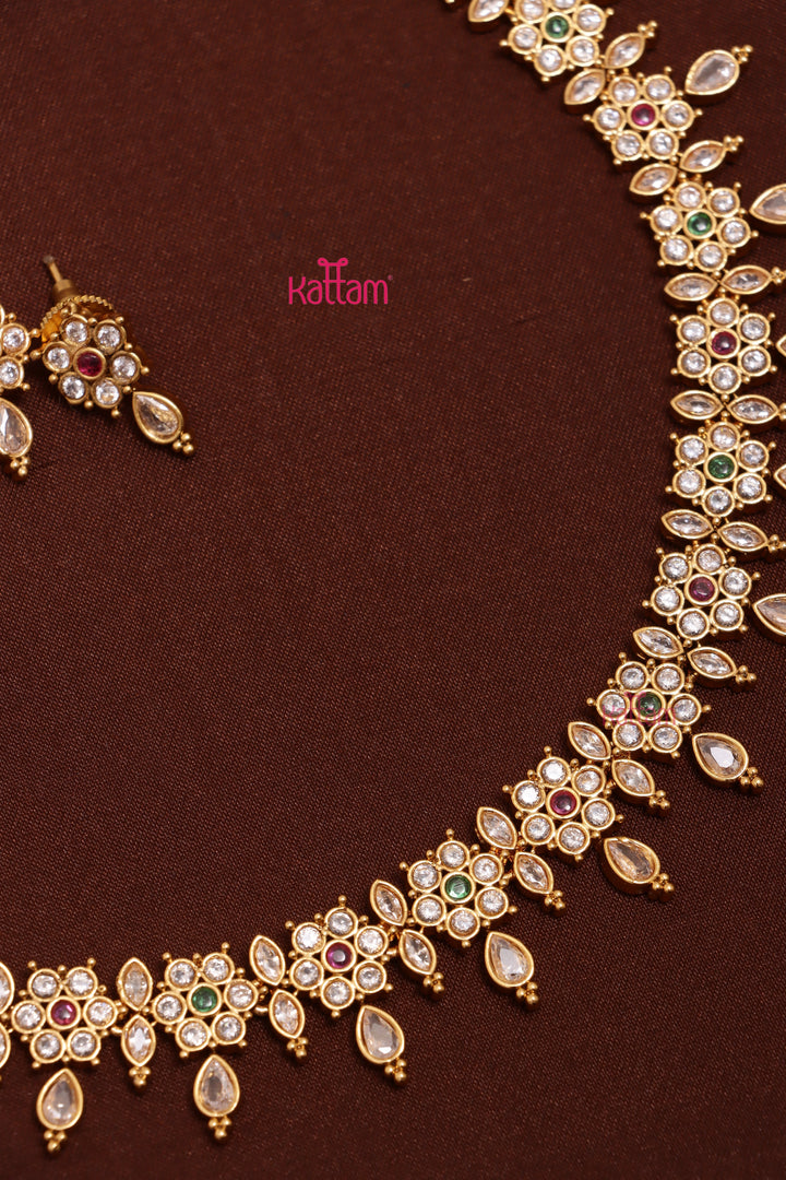 Inba - Multistone Flower Choker