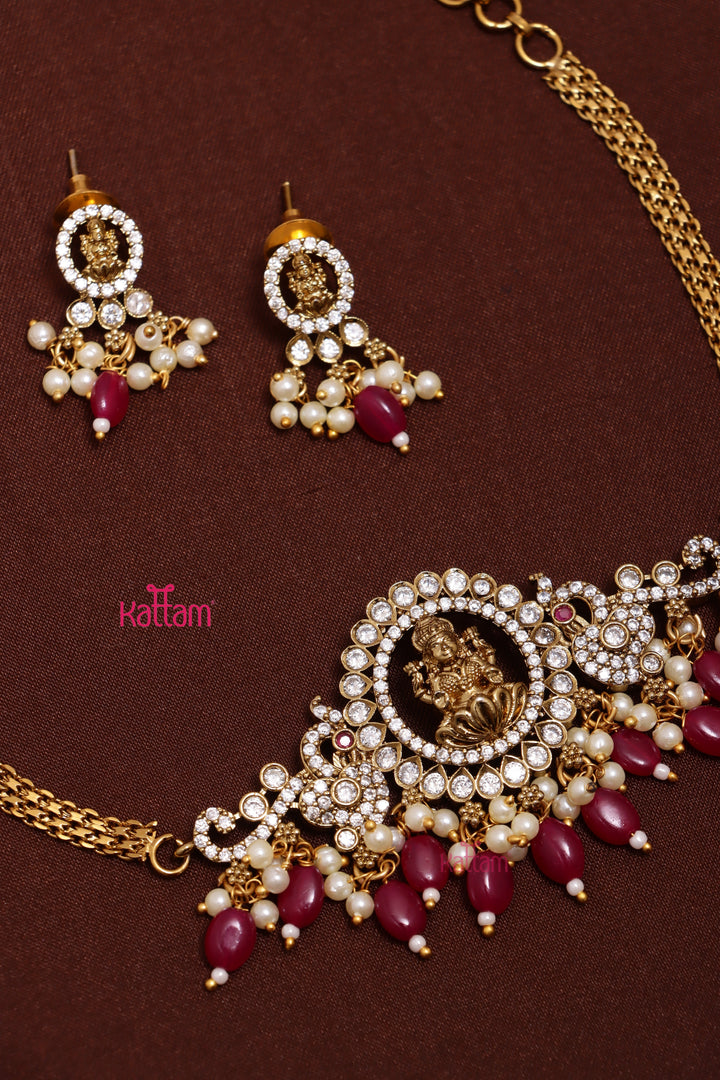 Mahira - Goddess Ranipink Choker