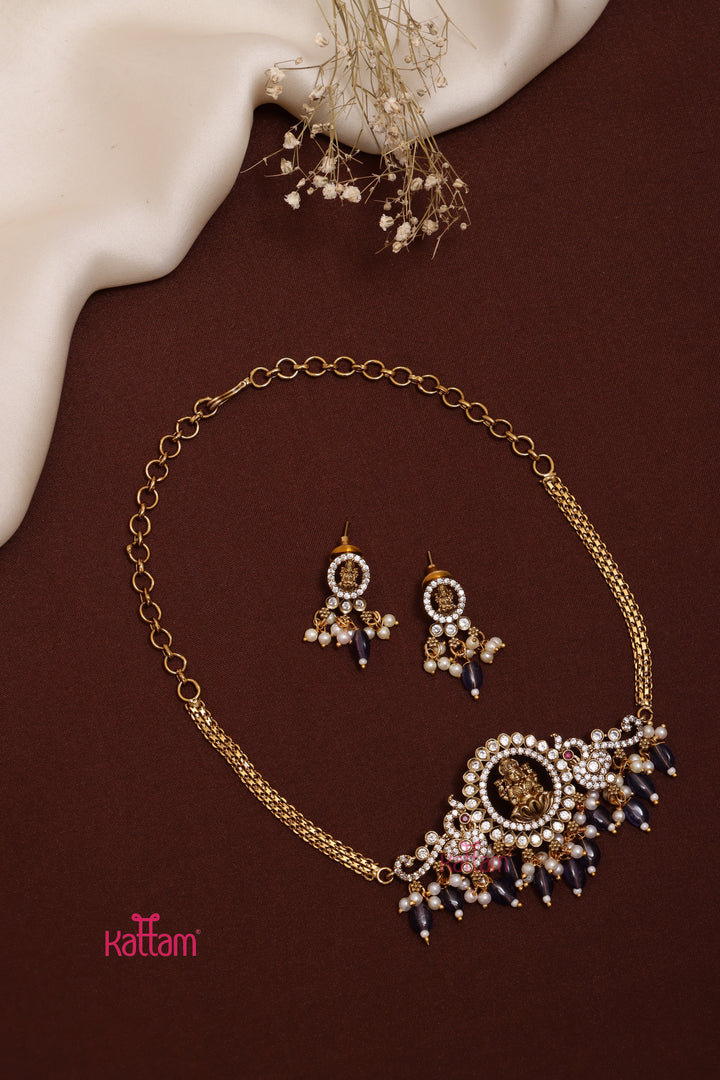 Mahira - Goddess Purple Choker