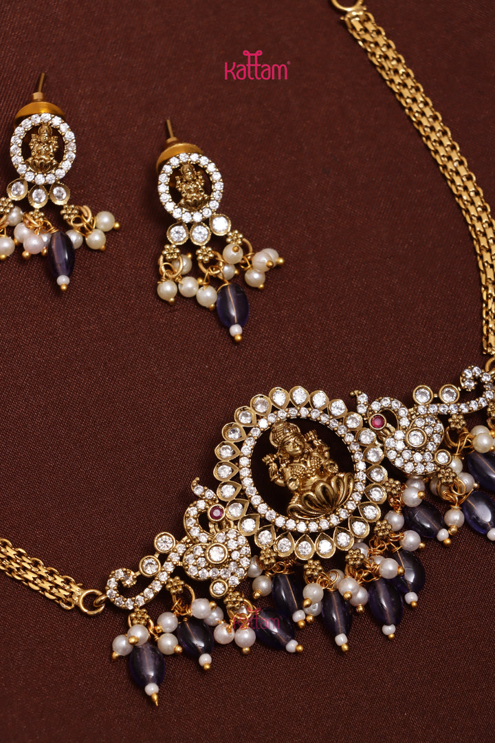 Mahira - Goddess Purple Choker