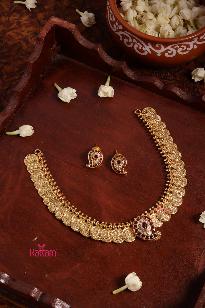 Goddess Coin Manga Choker - Ruby
