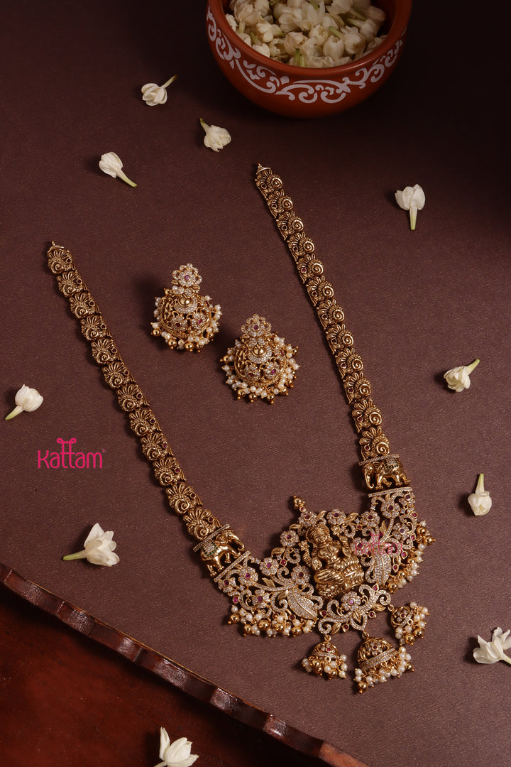 Vishaka - Antiquegold Peacock Haram