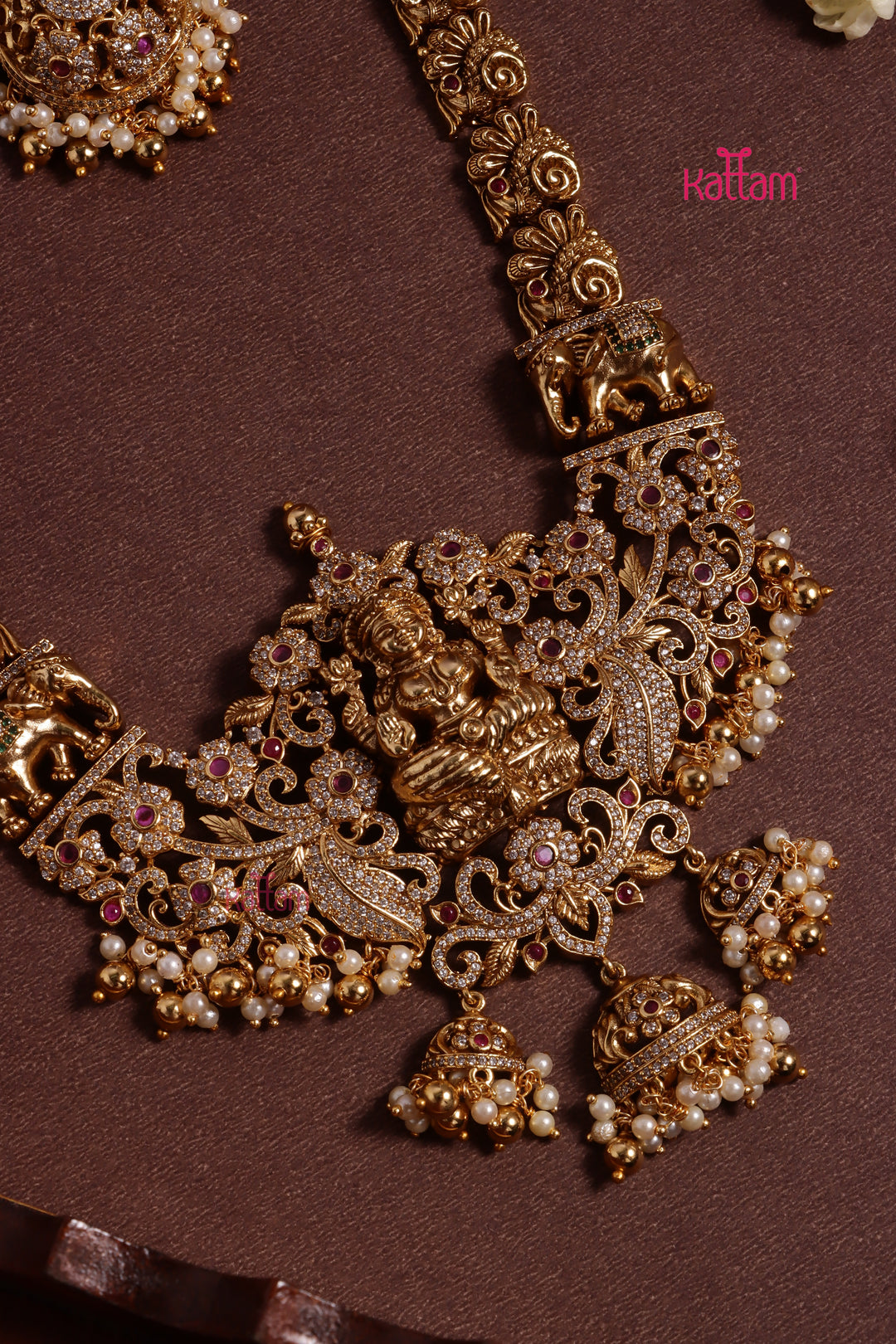 Vishaka - Antiquegold Peacock Haram