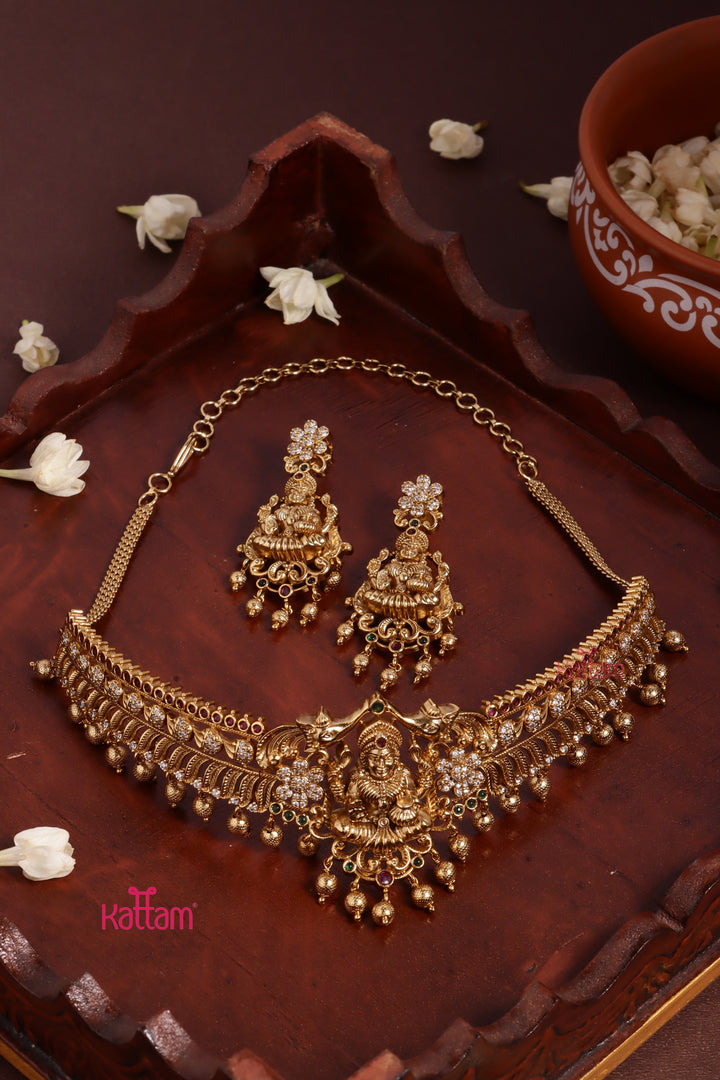 Vinitha -  Lakshmi Semibridal Choker