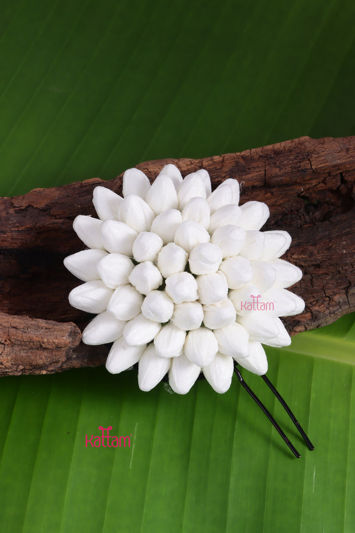 Real look like Jasmine Flower / Mallipoo Bun Pin - Medium