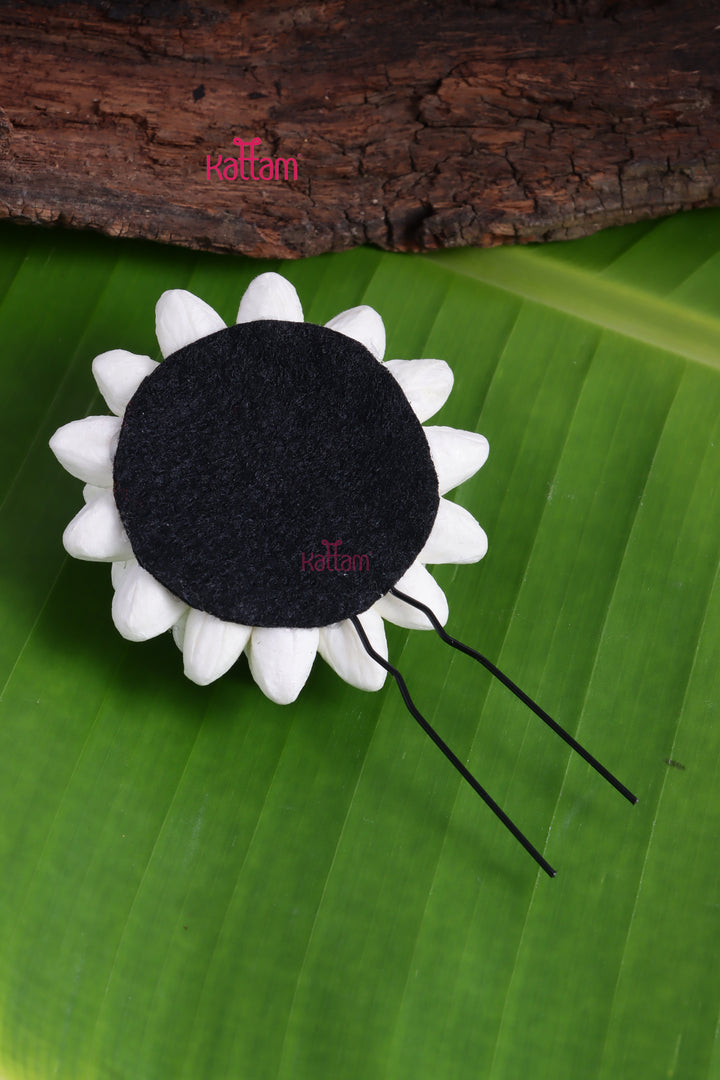 Real look like Jasmine Flower / Mallipoo Bun Pin - Small