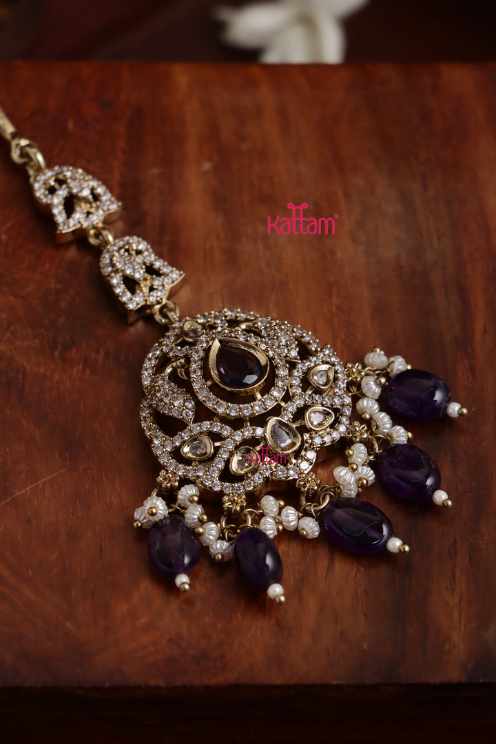 Envi - Victorian Purple Maangtikka