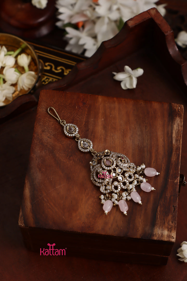 Elsa - Victorian Pastelpink Maangtikka