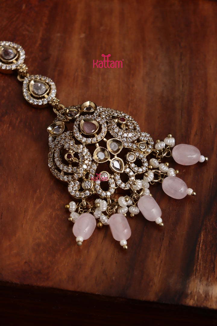 Elsa - Victorian Pastelpink Maangtikka