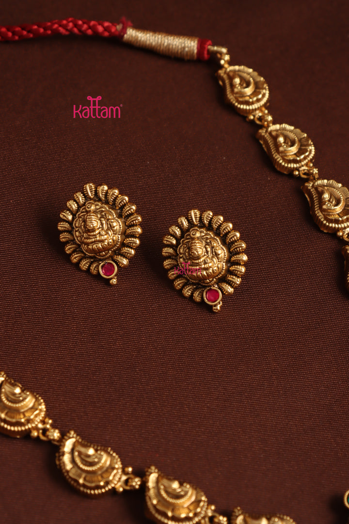 Udhaya Peacock Necklace - Design 1