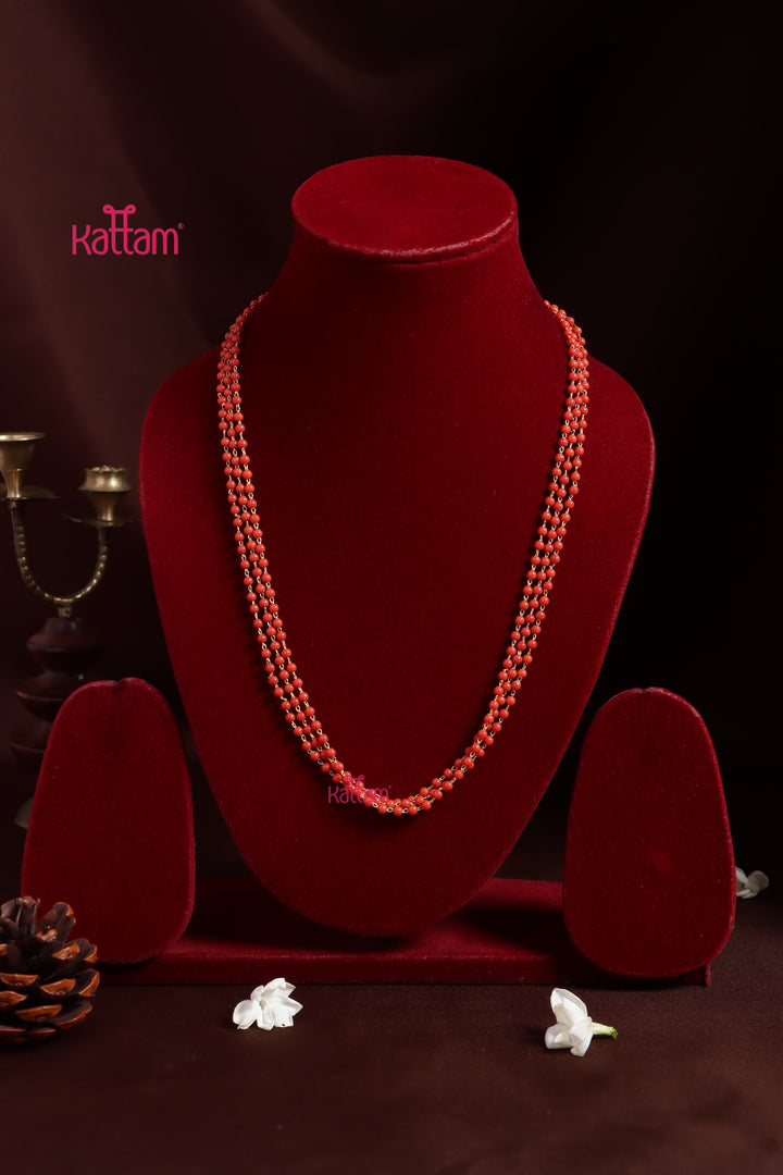 3MM 3L - Coral Mala