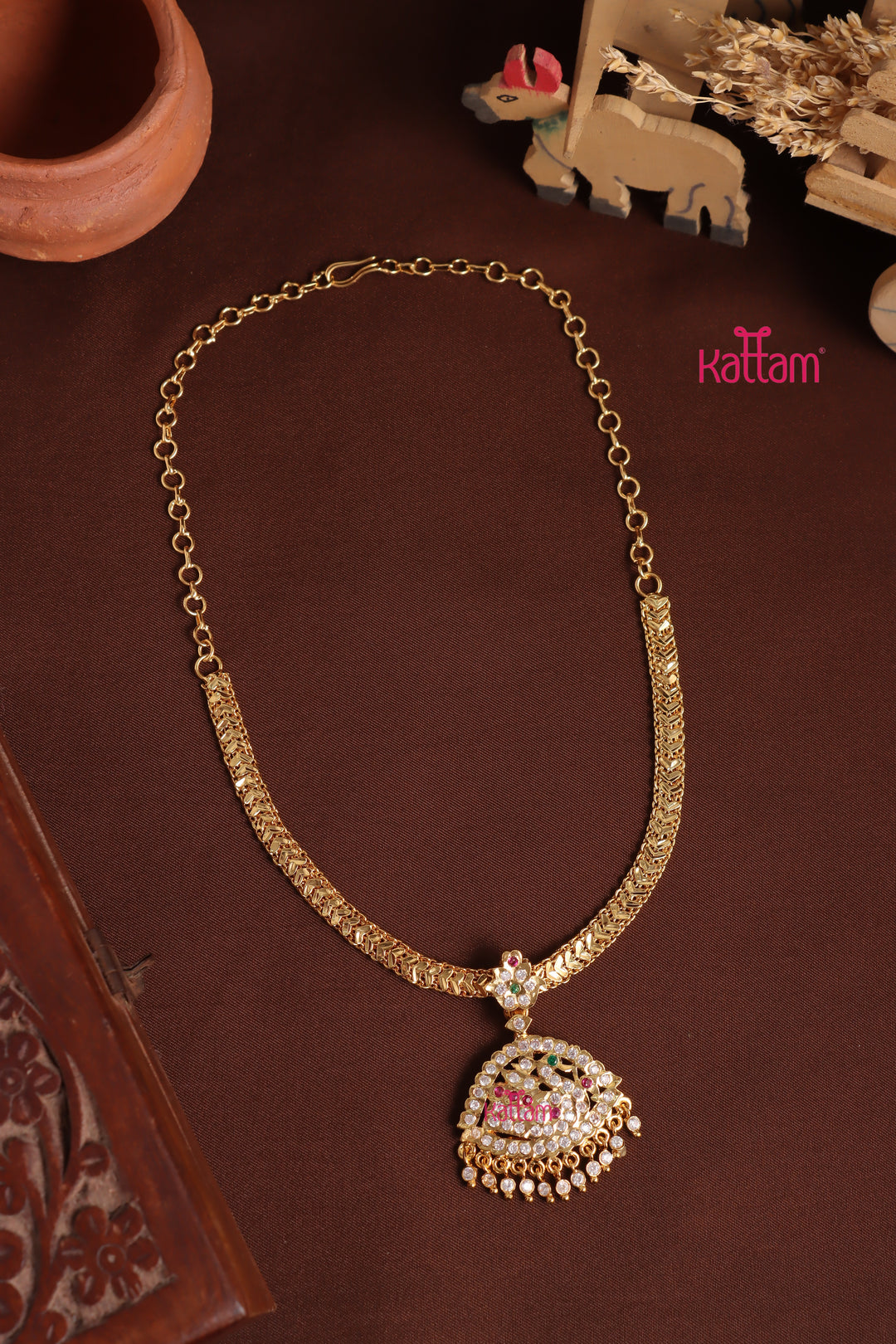 Gati Stone Attigai - Design 29 (No Earrings)