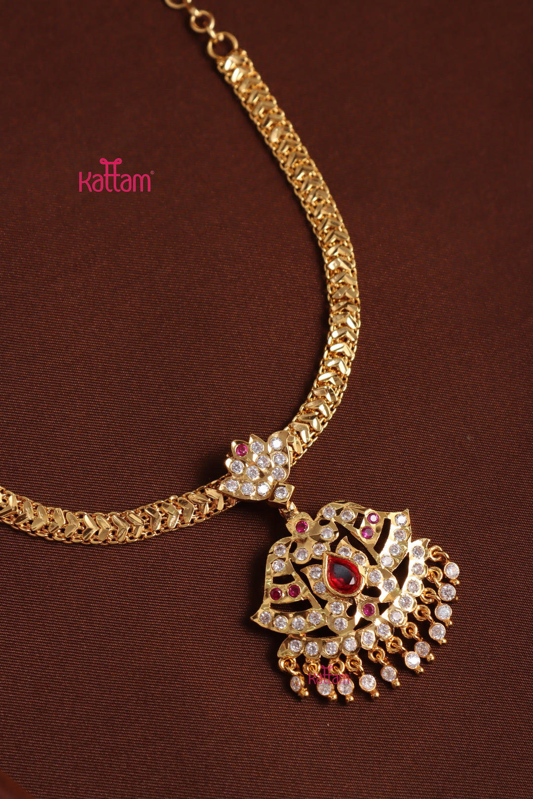 Gati Stone Attigai - Design 35 (No Earrings)