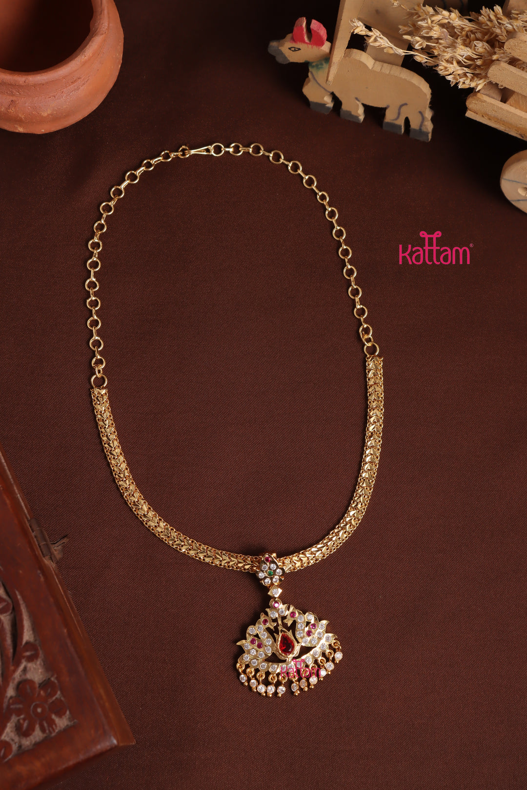 Gati Stone Attigai - Design 30 (No Earrings)