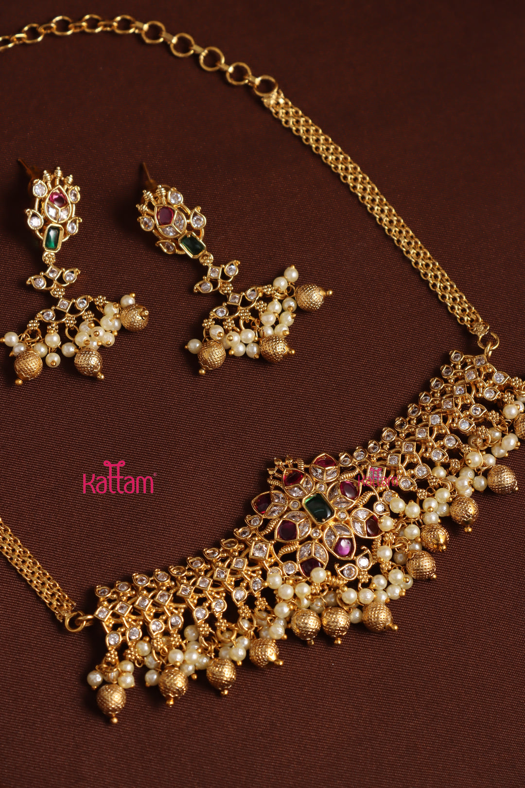 Taruni - Multistone Patterned Choker