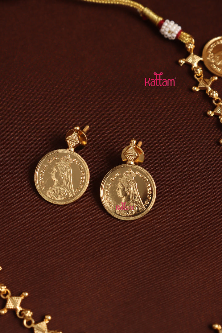 Victorian Queen Coin Necklace