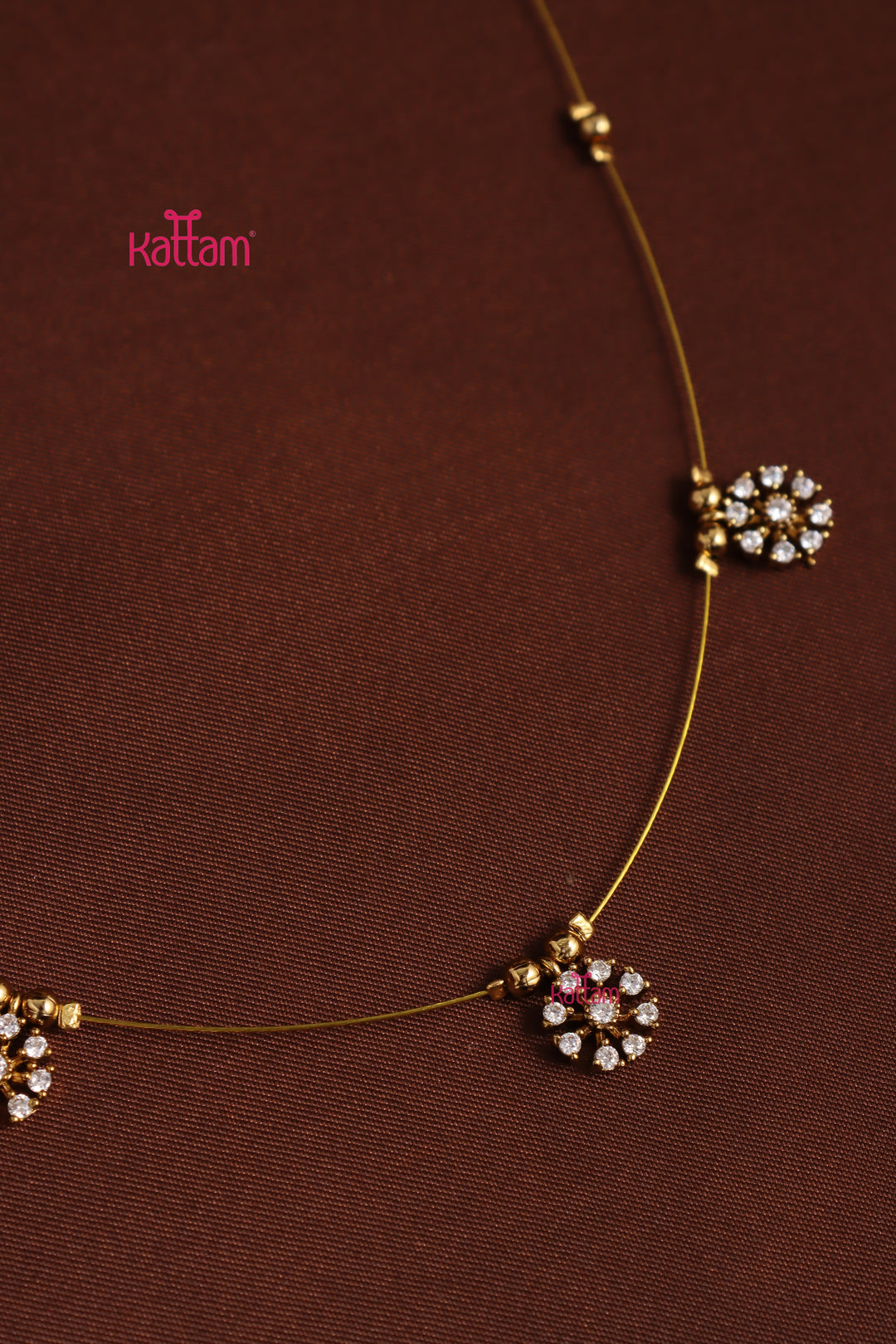 Flower Stone Invisible Choker