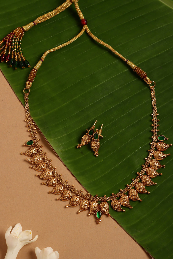 Anbini - Peacock Choker