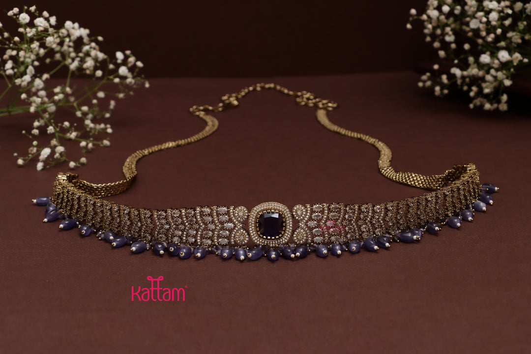 Alia - Victorian Purple Bridal Combo Set