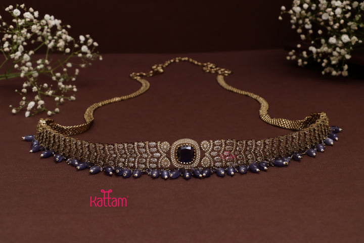 Alia - Victorian Purple Bridal Combo Set