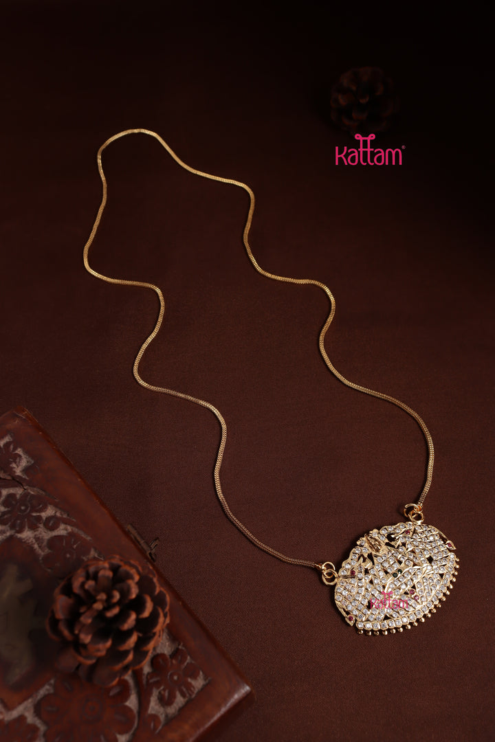 Gati Goddess Dollar Goldtone Chain - Multi