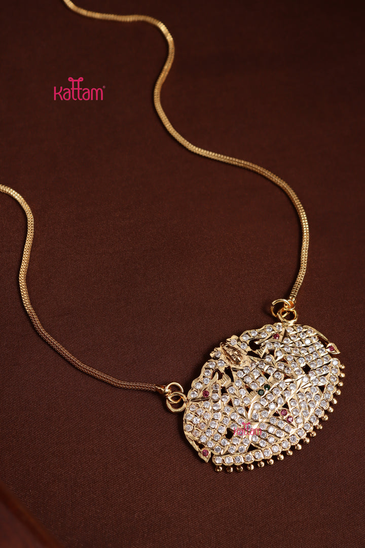 Gati Goddess Dollar Goldtone Chain - Multi