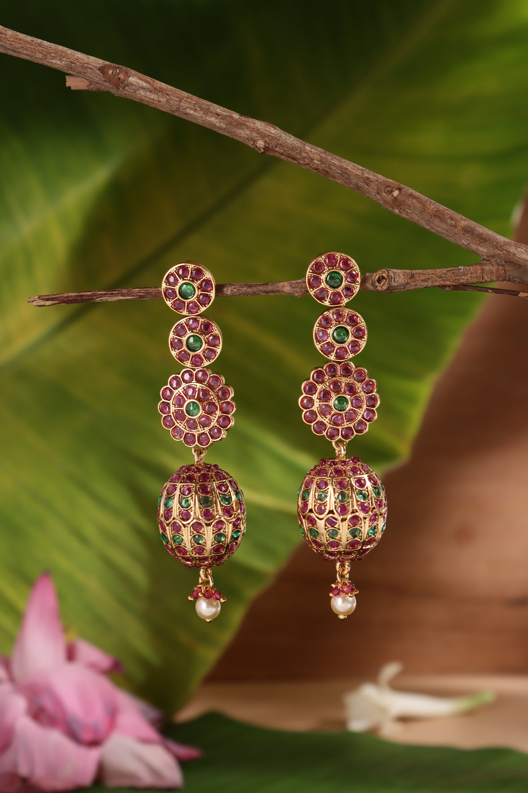 Naruvi - Ball Drop Statement Jhumka