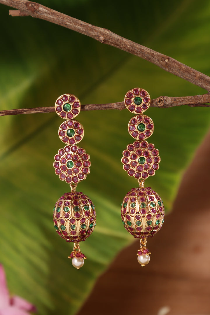 Naruvi - Ball Drop Statement Jhumka