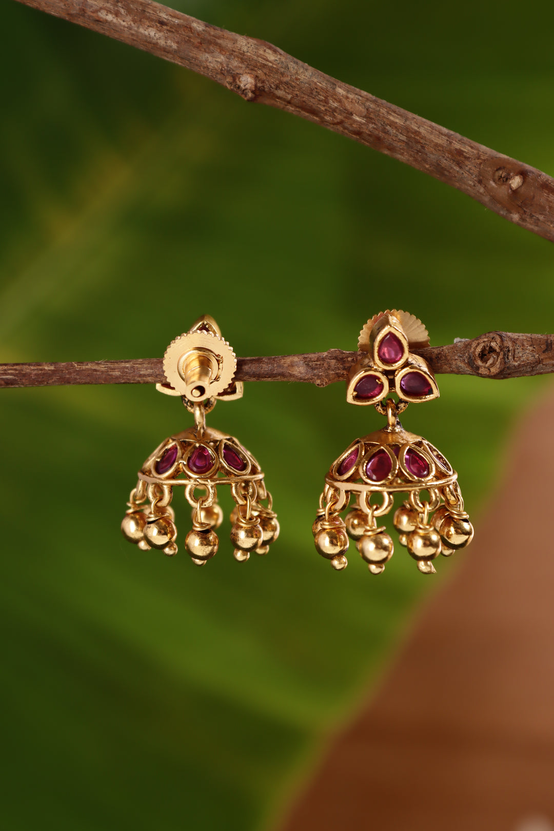 Ruby Thilak Jhumka
