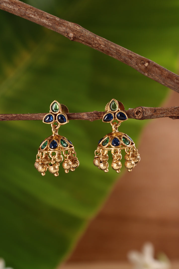 Bluegreen Thilak Jhumka