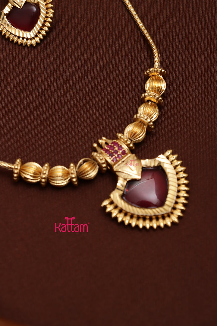 Vaishu - Palakka Ruby Chain