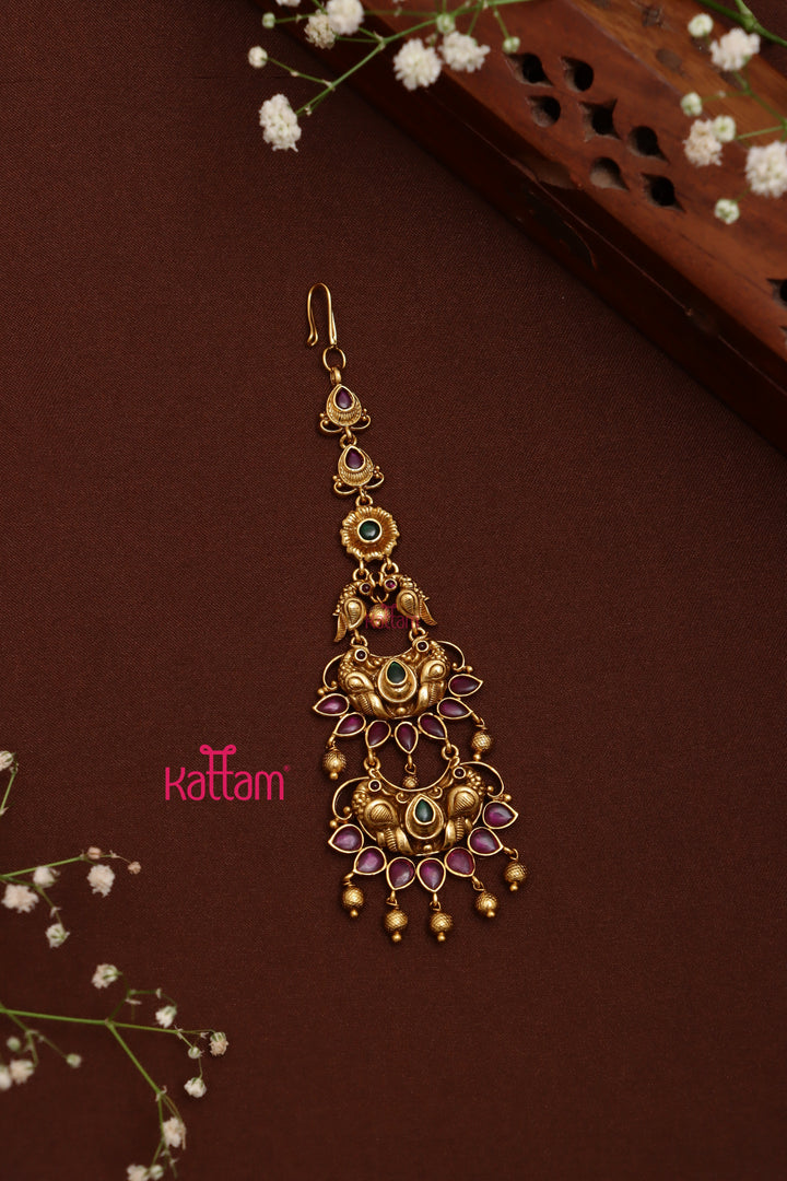 Layered Peacock Bridal Tikka