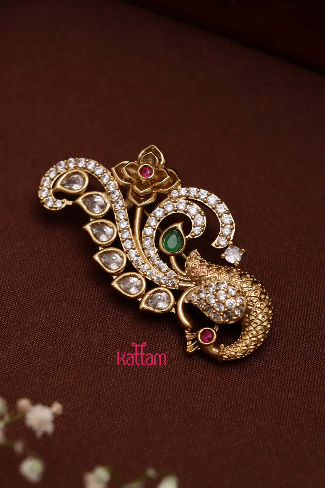 Peacock Saree Pin