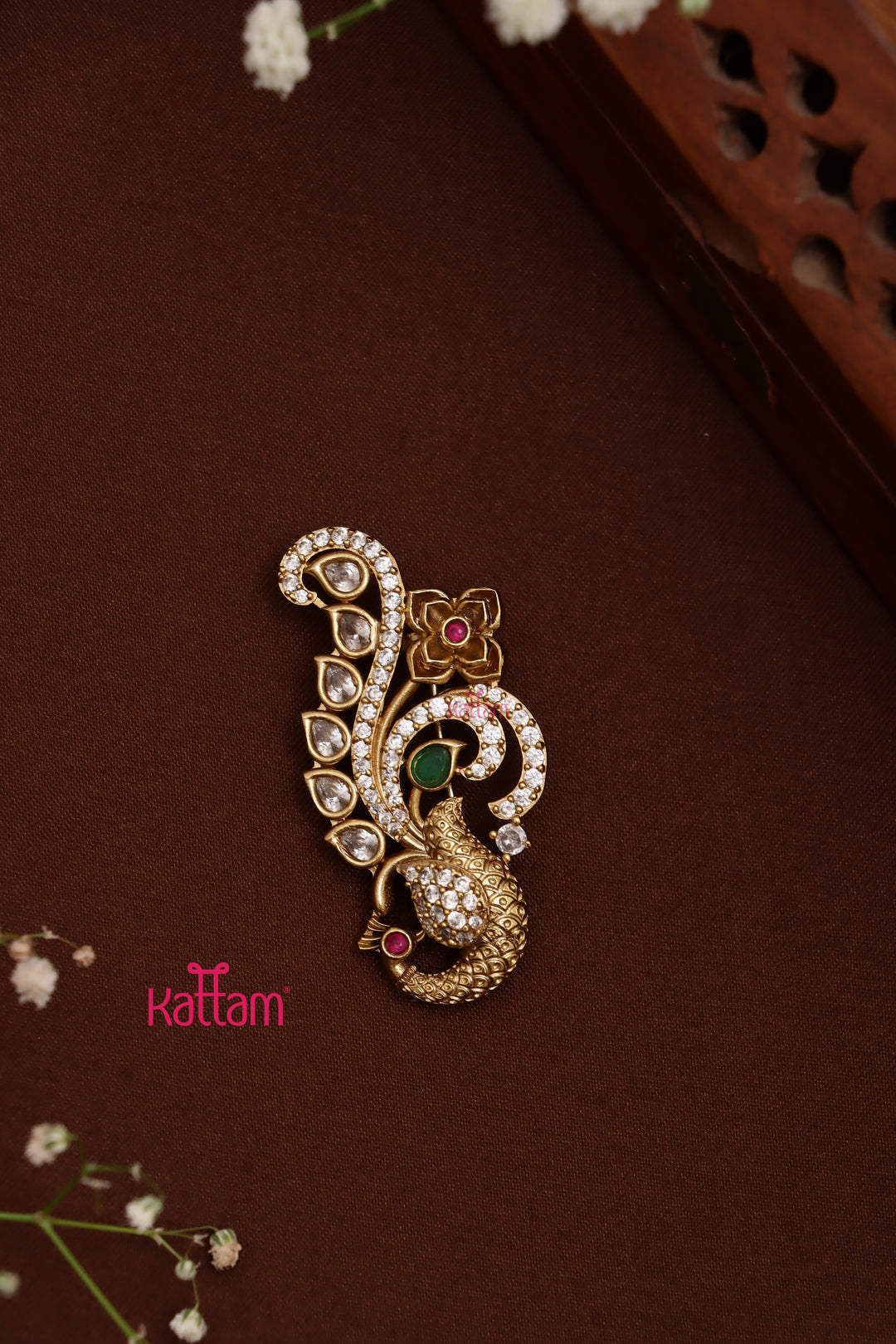 Peacock Saree Pin