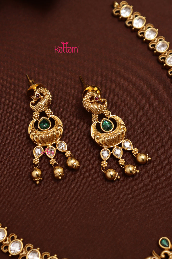 Yashika - Peacock Multistone Necklace
