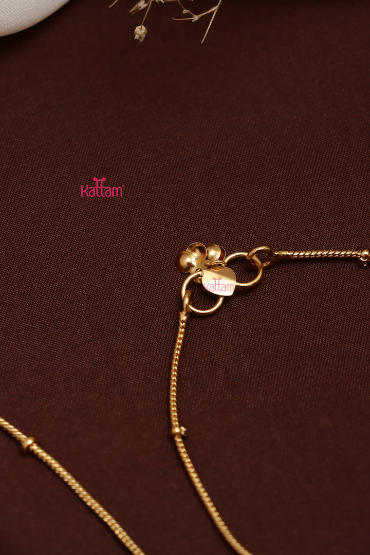 Lotus Pearl Anklet