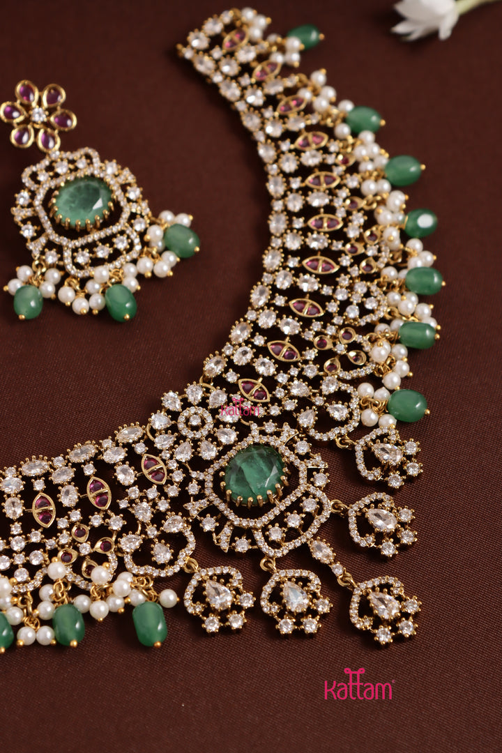 Apsara - Semi Bridal Stone Choker