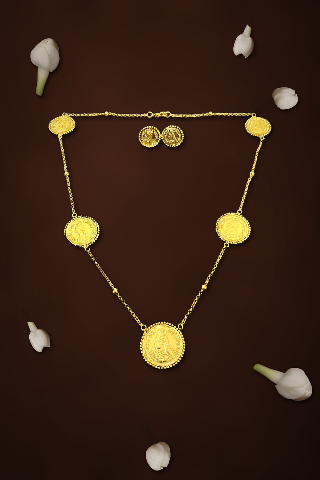 Victoria Five Coin Dollar Chain
