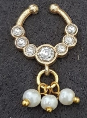 Chandra - Septum Ruby Nose Pin