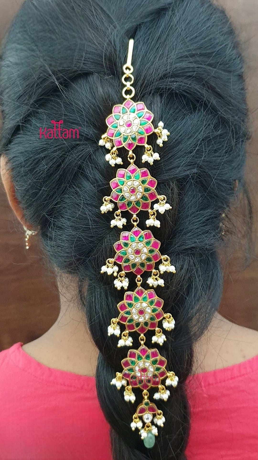 Aathira Kundan Jadau Jadai Billai - Design 2 - JB101