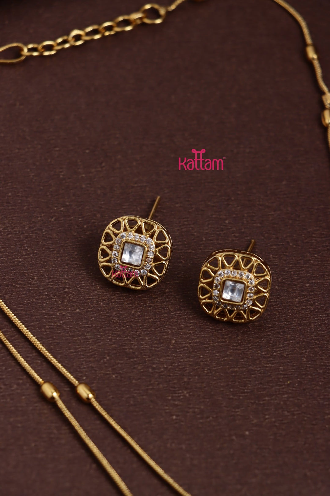 Aathirai Halfmoon Leyered Chain - N3833